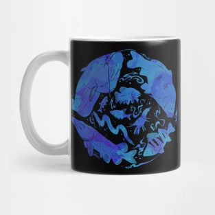 Freshwater fishing blue Mug